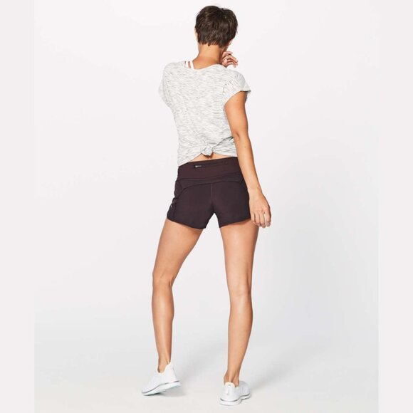 LULULEMON 'Run Times' Lined Shorts II Pelt Size 8 - Picture 3 of 8